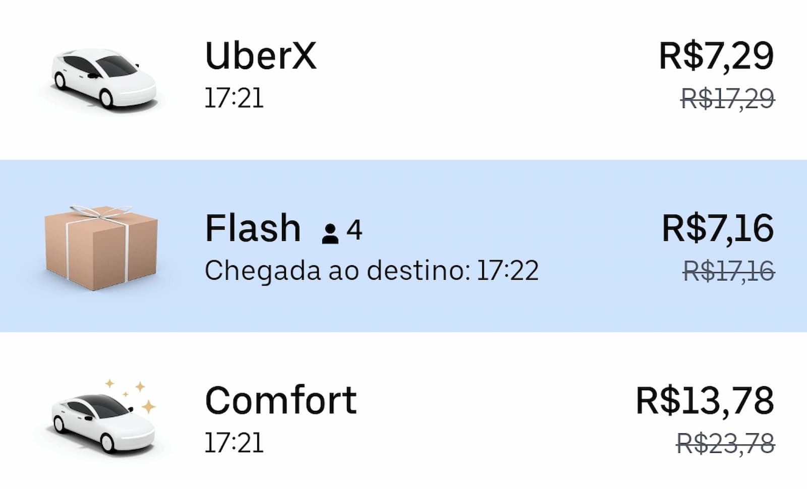 Como funciona o Uber Flash?