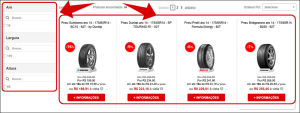 verificando as características do pneu