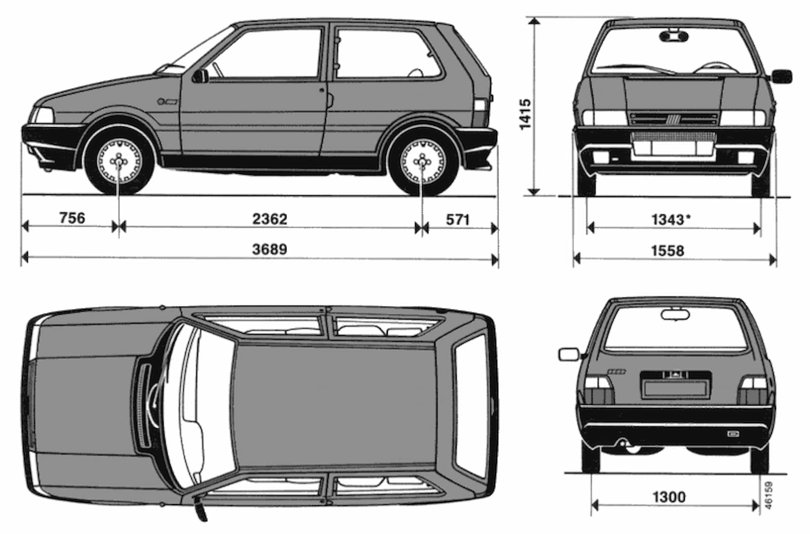 Medidas de um Carro